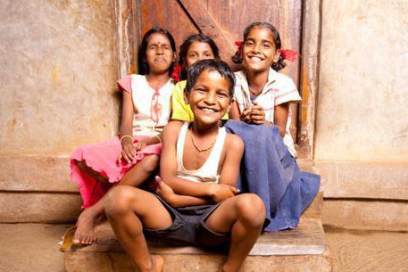 Image of children smiling